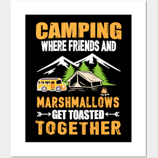 Camping Posters and Art